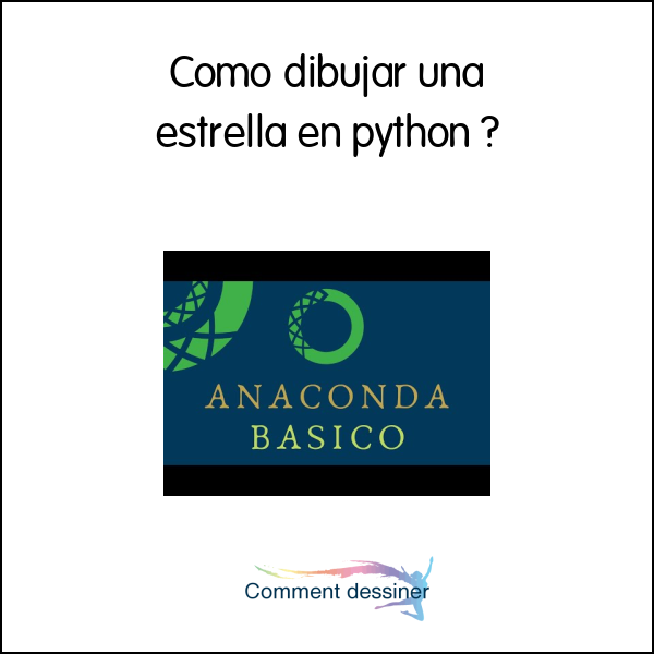 Como dibujar una estrella en python